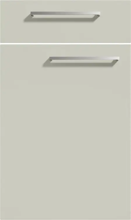 Nolte Soft Lack front Platinum grey soft mat - 763